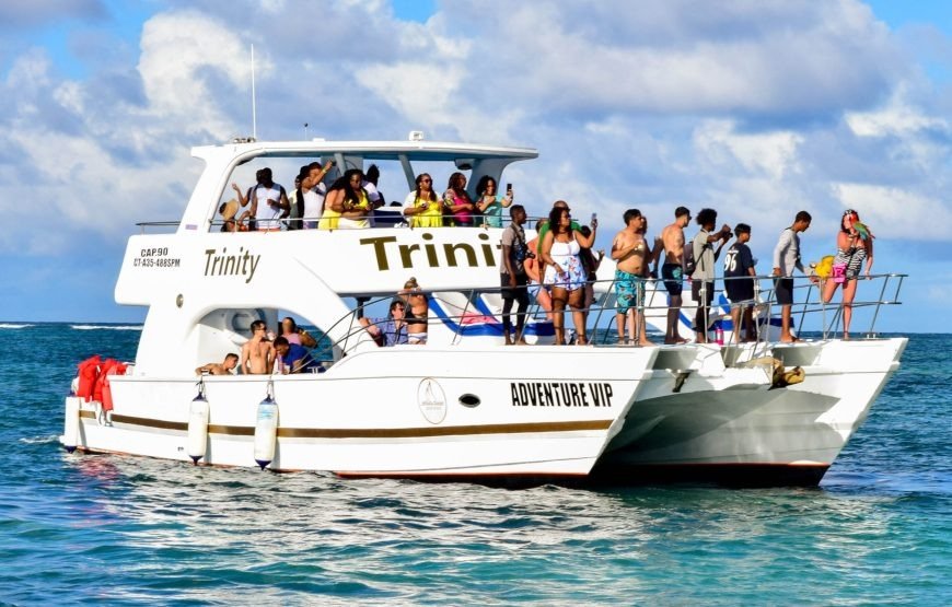 Smile Adventure Tour boat Trinity sailing near Punta Cana